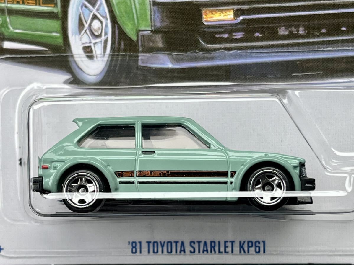 ホットウィール J-INPORTS 1981 トヨタ スターレット KP61 Jインポーツ_画像2