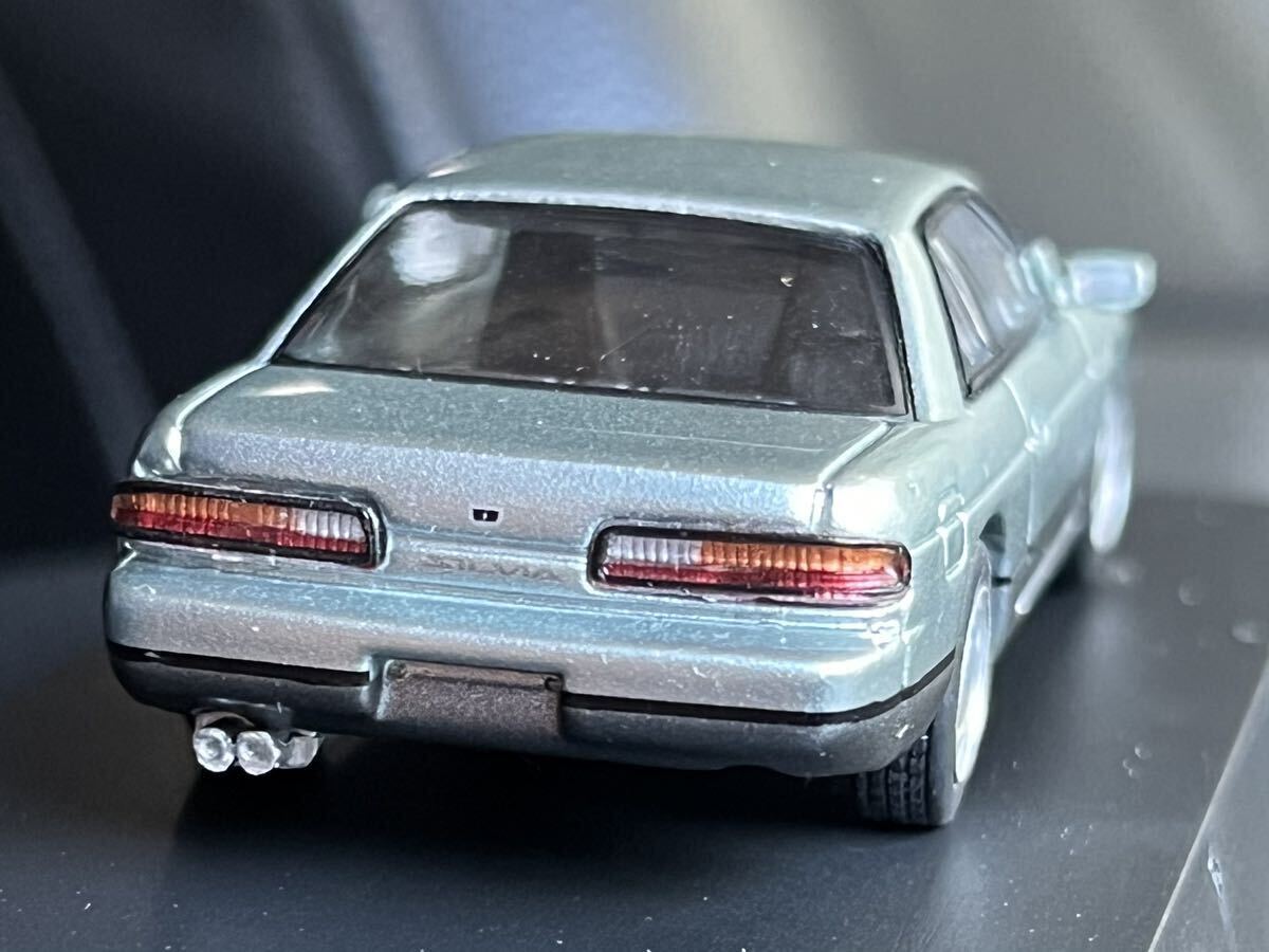 京商 1/64 日産 シルビア S13 K’s 前期 ライムグリーンツートン_画像8