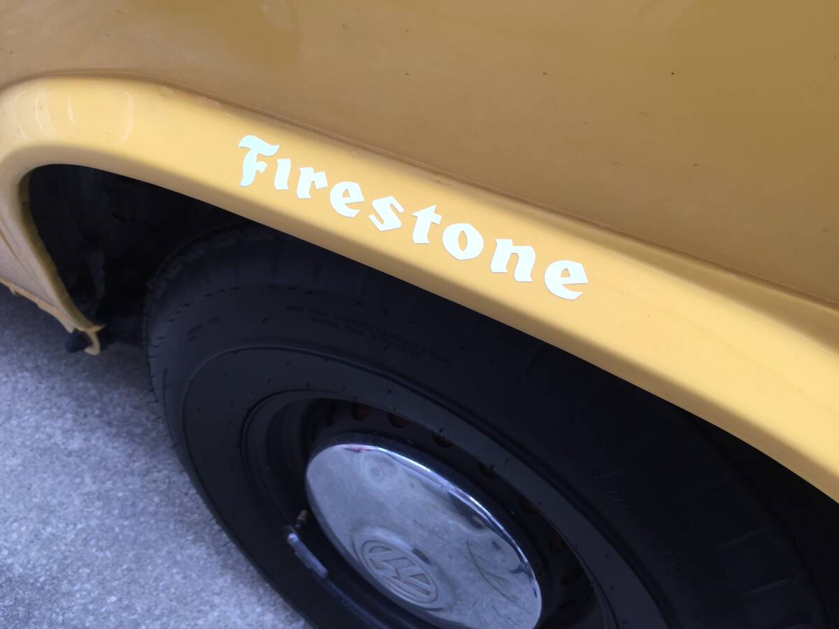 切抜き【70's Firestone ステッカー】ビンテージ ファイヤーストーンの画像6