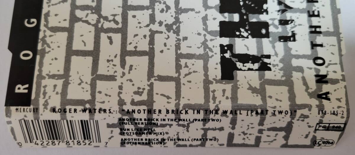 ROGER WATERS CD2枚 IN THE FLESH THE WALL LIVE IN BERLIN ロジャー・ウォーターズ イン・ザ・フレッシュ LIVE ライヴ ピンク・フロイド_画像3