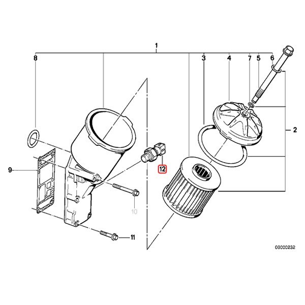 FAE製 BMW E32 E38 E65 E66 F01 F02 オイルプレッシャーセンサー 12611730160 730i 735i 735iL 740i 740iL 750i 745Li 750Li 760Li 740Li_画像4