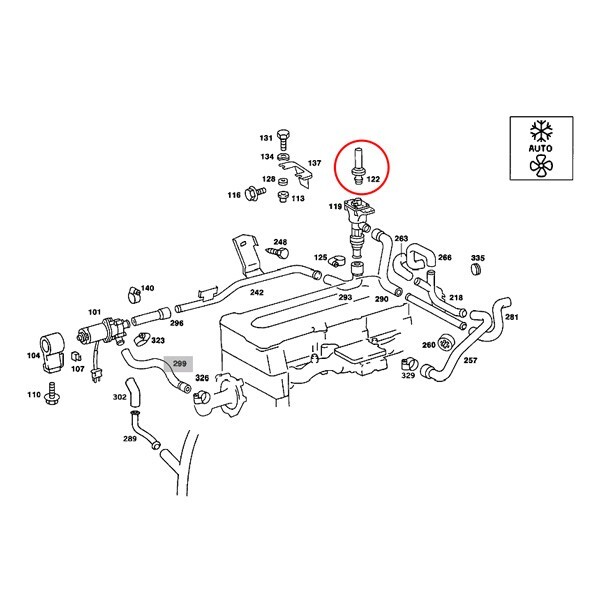 [優良品]ベンツ W123 ヒーターバルブリペアキット 0008350644 200D 230E 240D 280E 300D 200T 230TE 240TD 250T 280TE 300TD 230CE 280CE_画像3