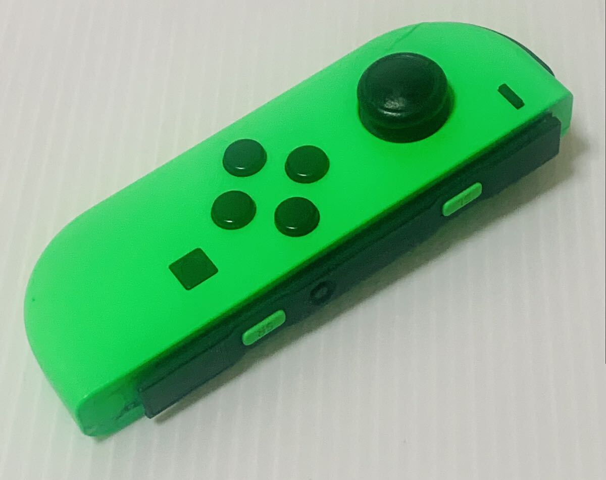 ニンテンドースイッチ ジョイコン2個セット スプラトゥーンカラー ジャンク扱い Nintendo Switch Joy-Con 1円スタート_画像4