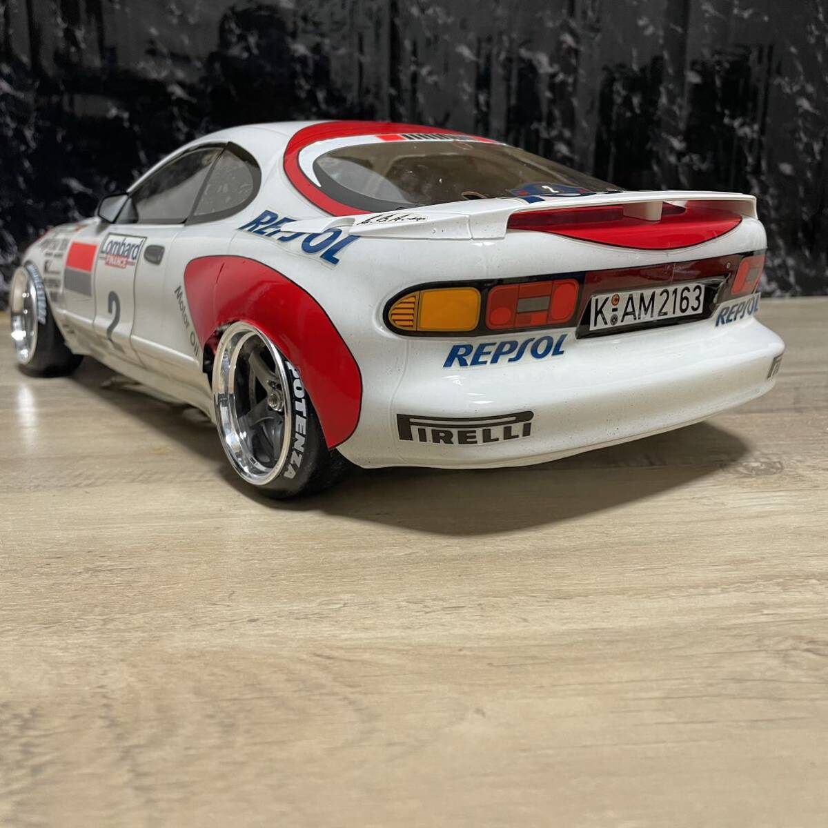 タミヤ トヨタ セリカ 1/10 ラジコンボディ 塗装済 ラリー 完成 タミヤ トヨタ セリカ 1/10 ラジコンボディ 塗装済 ラリー 完成