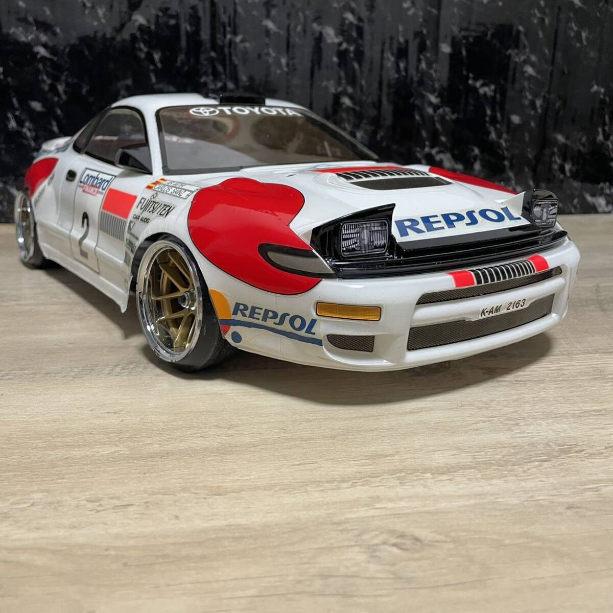 タミヤ トヨタ セリカ 1/10 ラジコンボディ 塗装済 ラリー 完成 タミヤ トヨタ セリカ 1/10 ラジコンボディ 塗装済 ラリー 完成
