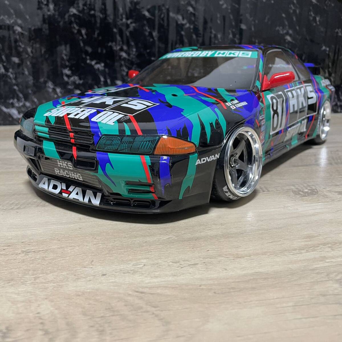 タミヤ　HKSスカイライン　GT-R 1/10 ラジコンボディー r32