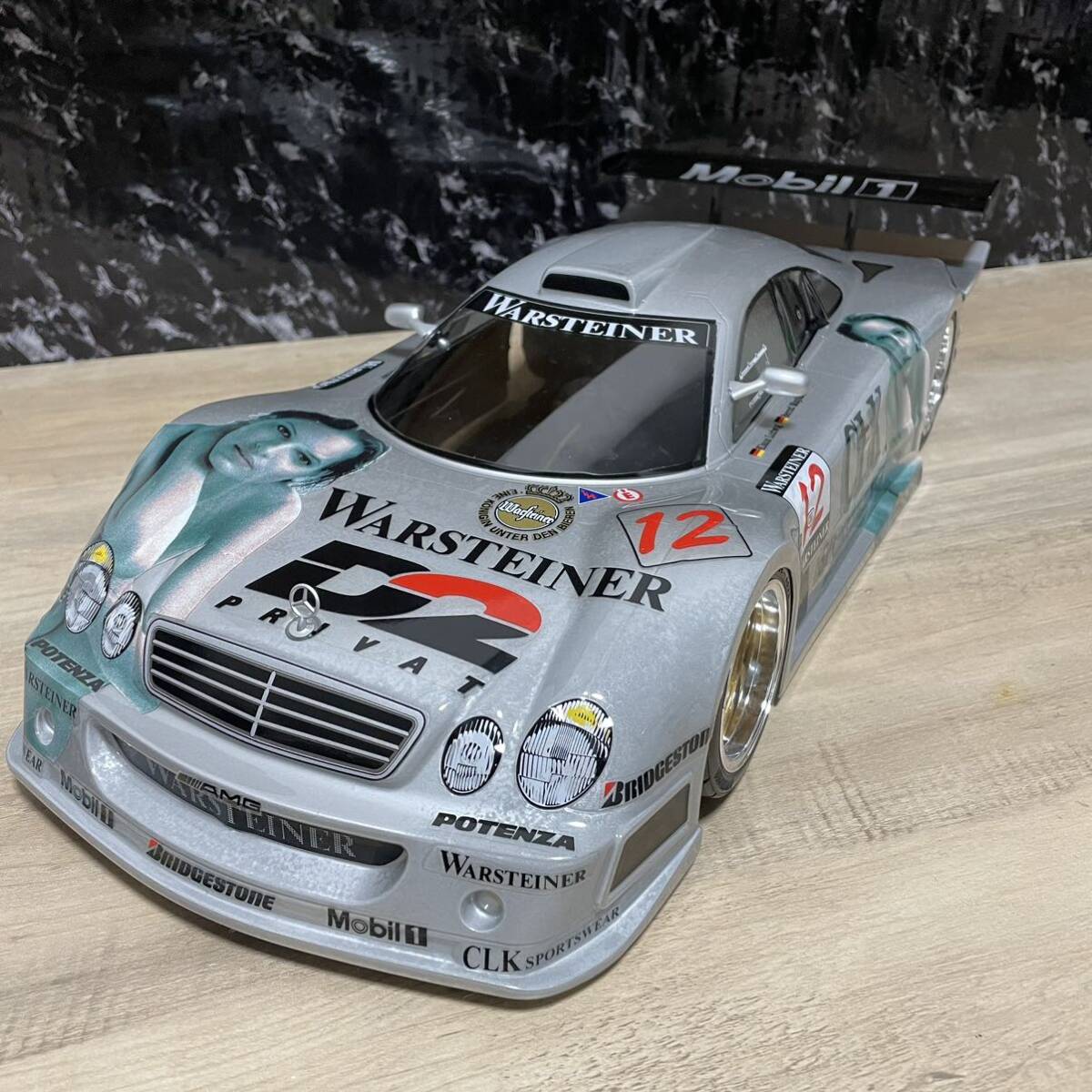 タミヤ メルセデスベンツ clk gtrラジコンボディー 1/10 完成品 タミヤ メルセデスベンツ clk gtrラジコンボディー 1/10 完成品