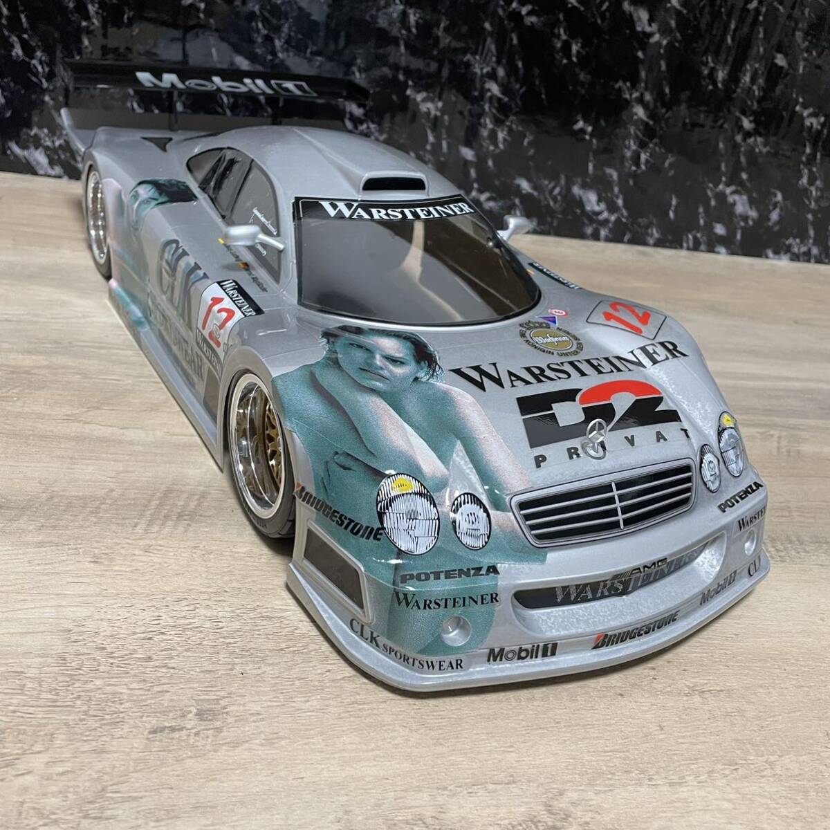 タミヤ メルセデスベンツ clk gtrラジコンボディー 1/10 完成品 タミヤ メルセデスベンツ clk gtrラジコンボディー 1/10 完成品