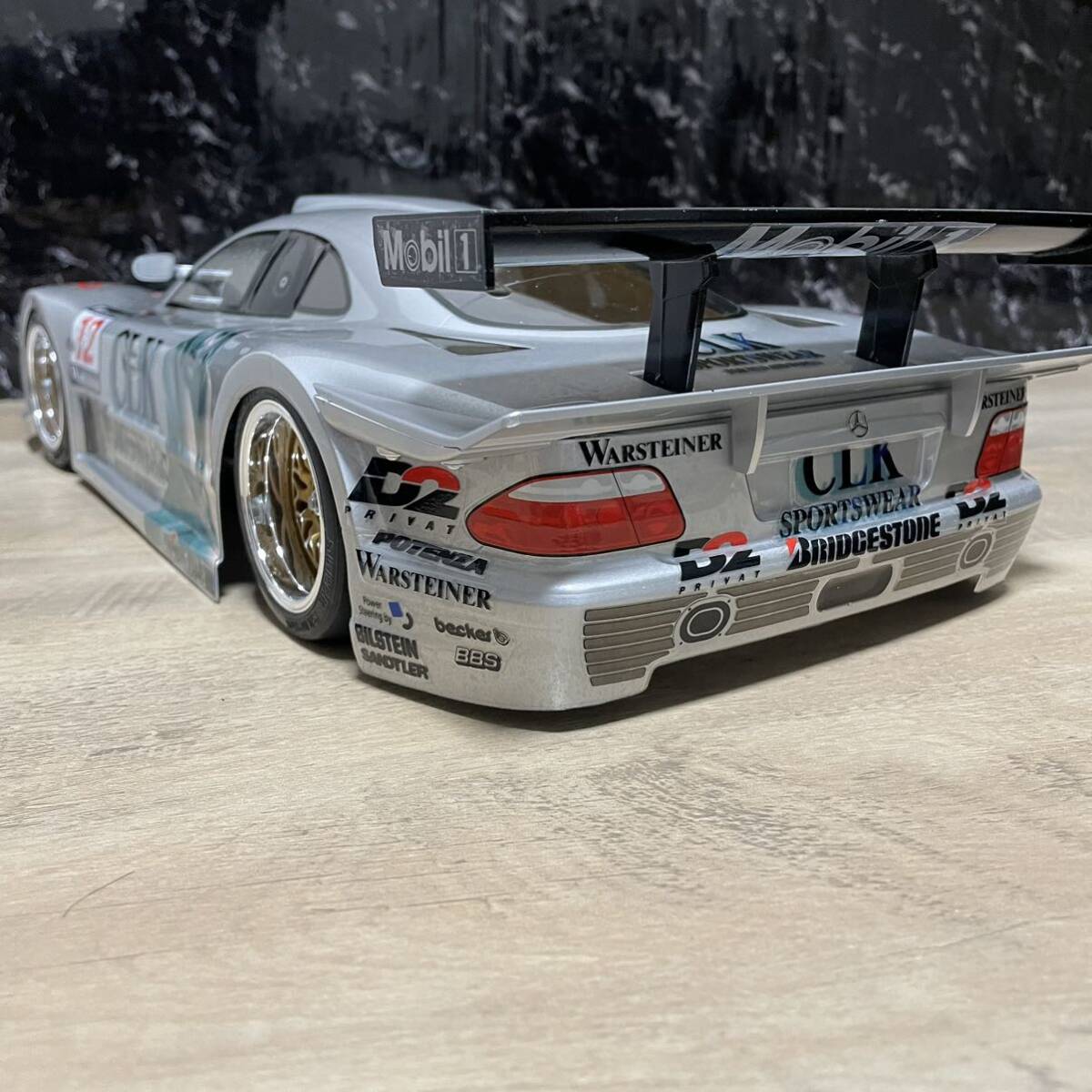 タミヤ　メルセデスベンツ　clk gtrラジコンボディー　1/10 完成品 ボディ tt-02