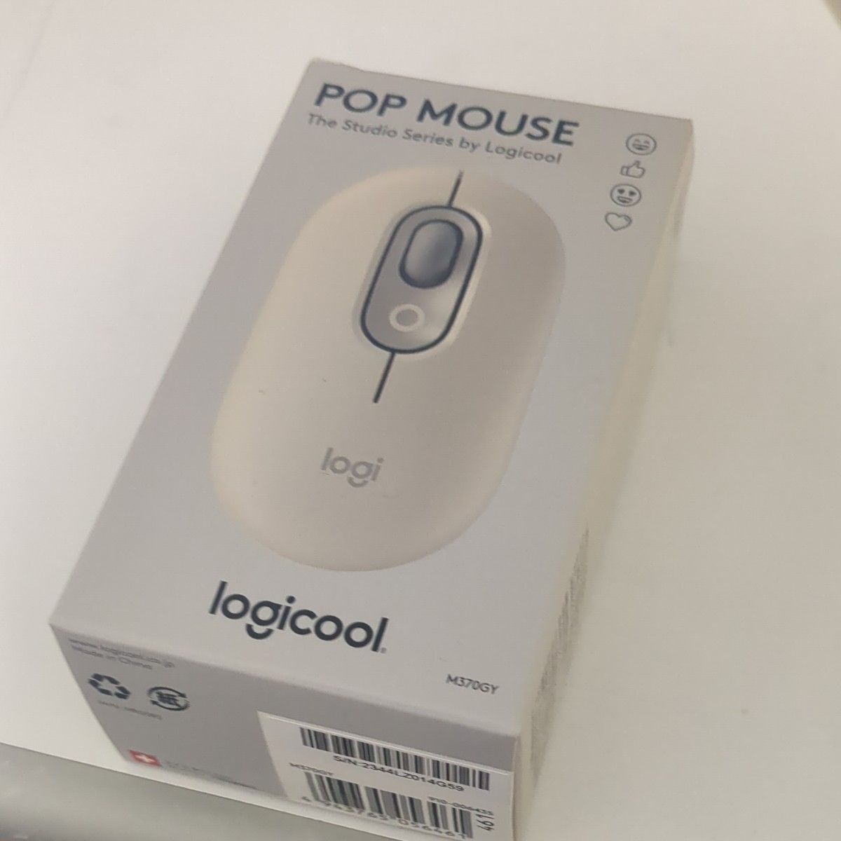 ロジクール Logicool POP Mouse M370GY（グレージュ）