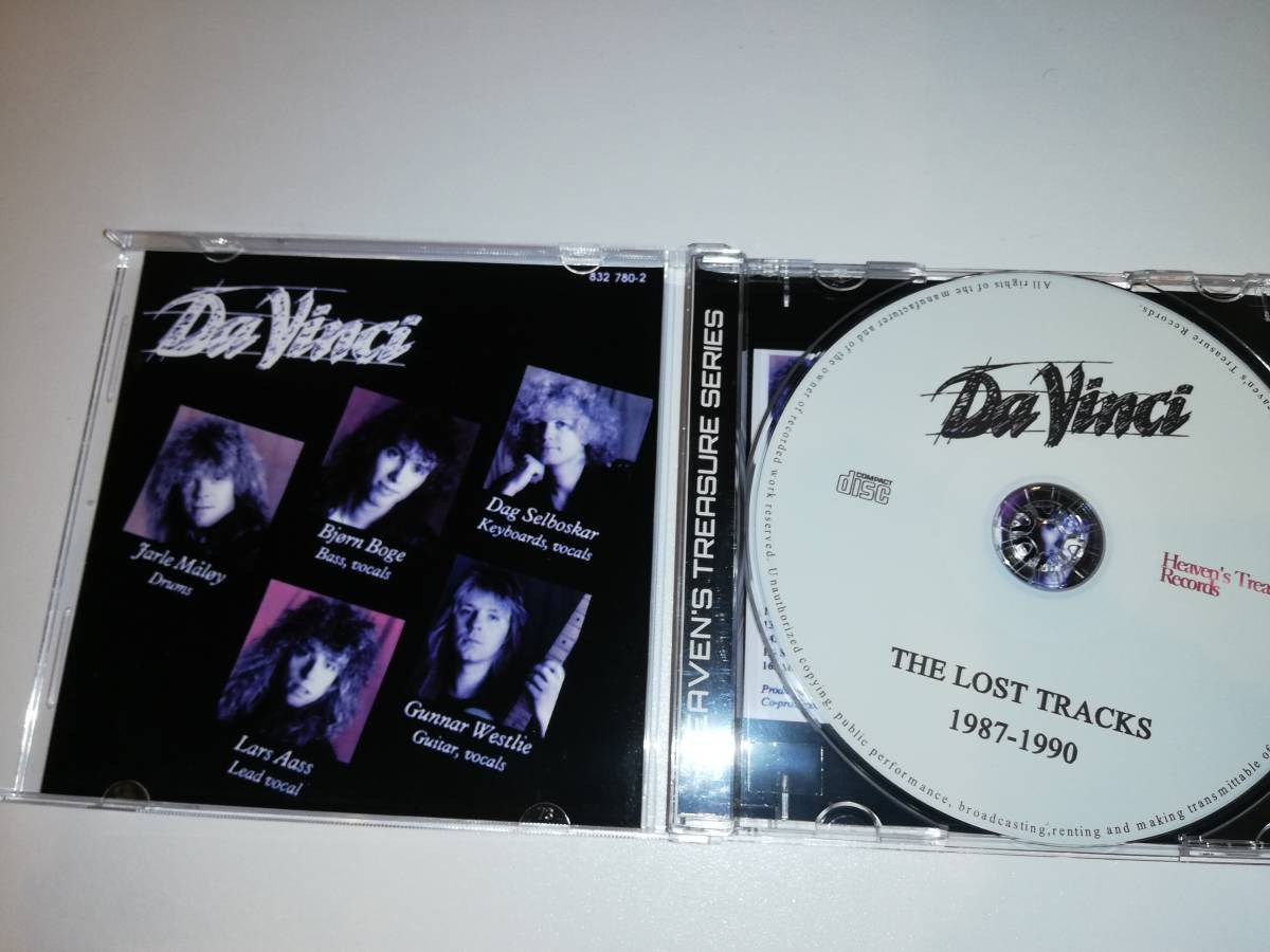 【北欧メロハー】DA VINCI / THE LOST TRACKS 1987-1990 幻の3RDアルバム音源！ リリースされれば名盤だったはず！  試聴サンプルありの画像3