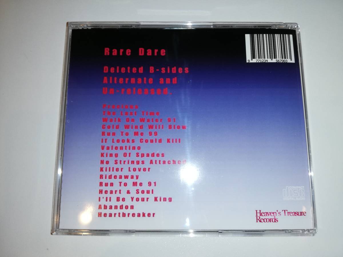 【英国産メロハー名盤】DARE / RARE DARE DAREの初期の貴重な音源を集めたプロモ音源集 デモ音源、バージョン違い等 試聴サンプルありの画像2