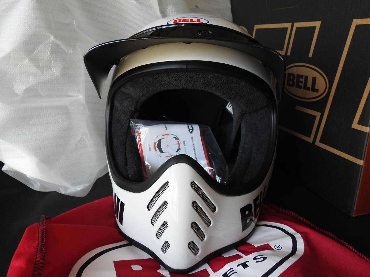 新品 BELL MOTO3 ヘルメット XLサイズ ホワイト_画像2