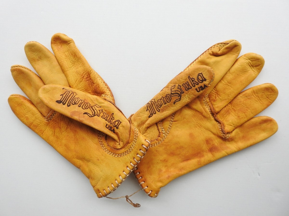 新品未使用MotoStuka Shanks Gloves Bronze Lサイズ_画像4