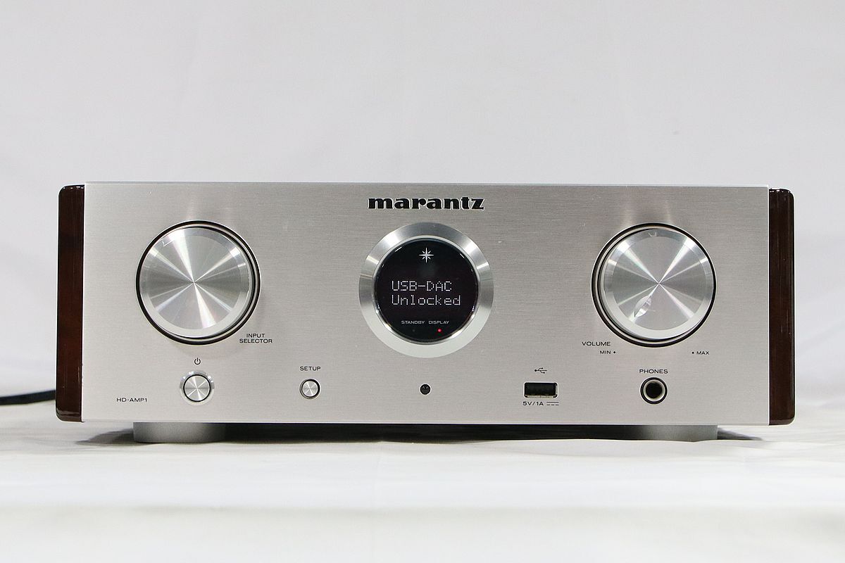 [ витрина продажа вместе * б/у ] marantz USB-DAC встроенный основной предусилитель HD-AMP1 * б/у гарантия 6 месяцев 