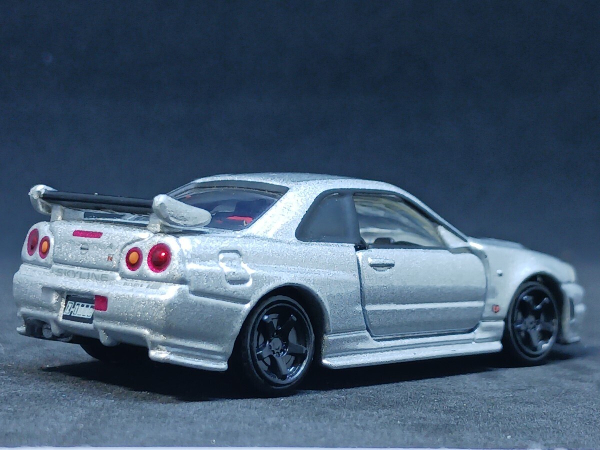 ◆トミカプレミアム(1/62)◆ニスモ・R34GT-R・Zチューン(銀)◆箱なし/ルース/ほぼ美品★夢屋TP059★の画像2