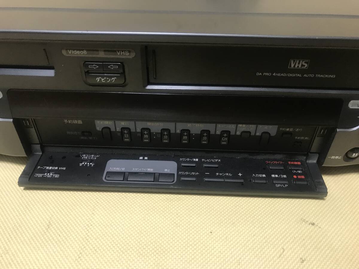 SONY WV-H2 Hi8/VHS 8ミリビデオデッキ Hi-Fi 通電のみ確認 の画像3