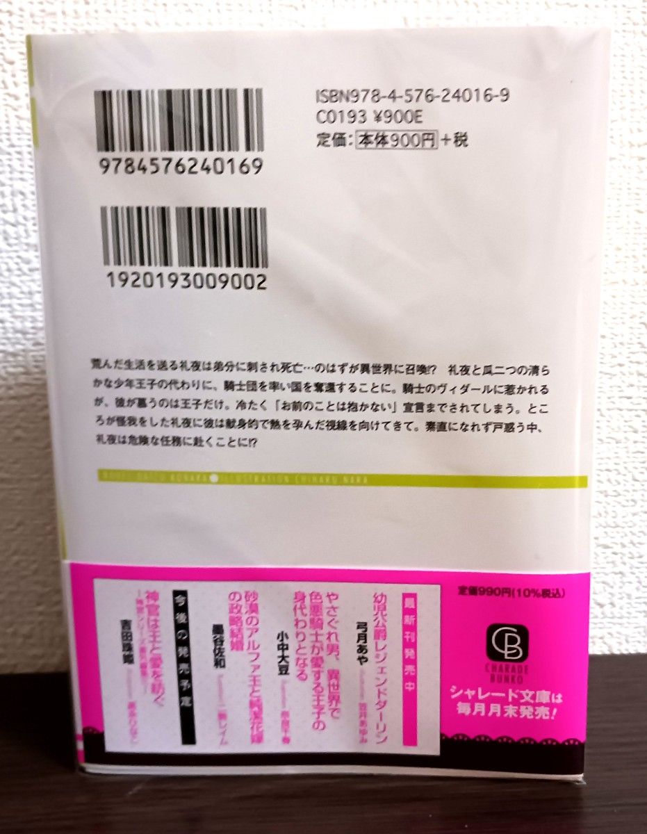 やさぐれ男、異世界で色悪騎士が愛する王子の身代わりとなる 小中大豆 奈良千春