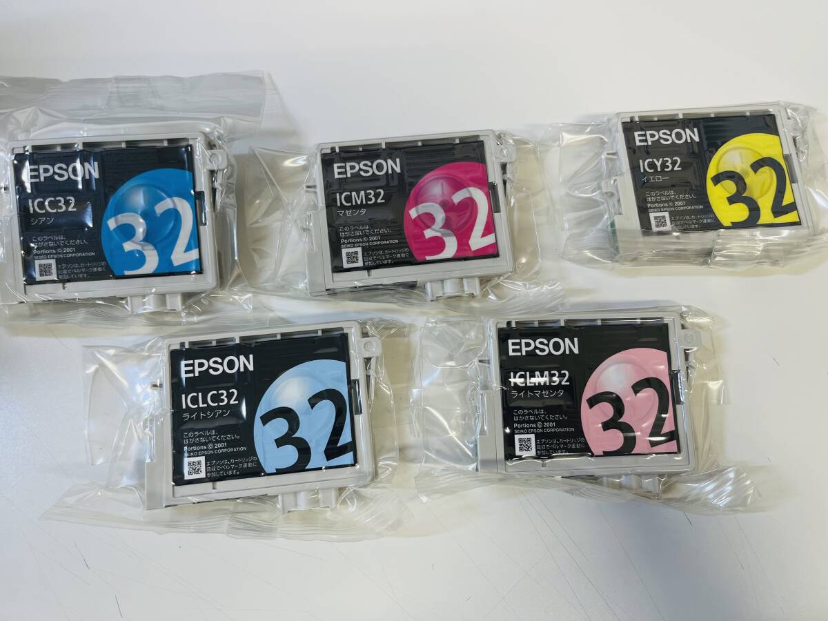 ★EPSON/エプソン 純正 インク IC6L32 6色(ブラック欠品） ※推奨使用期限切れ_画像5