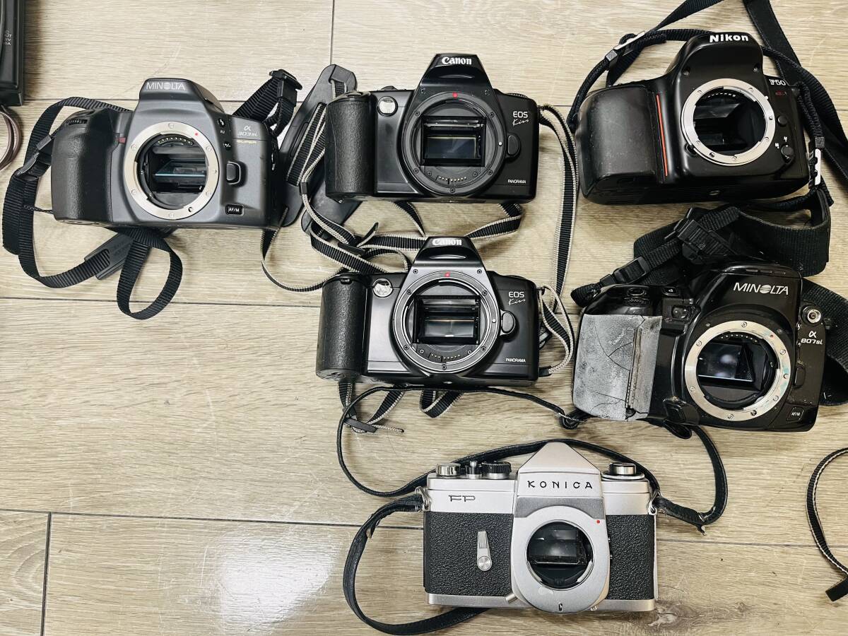 ★1円～　一眼レフ、デジタルカメラ、ビデオカメラ　19点まとめ　Cannon/キャノン PENTAX/ペンタックス Nikon/ニコン など　付属品付き_画像3