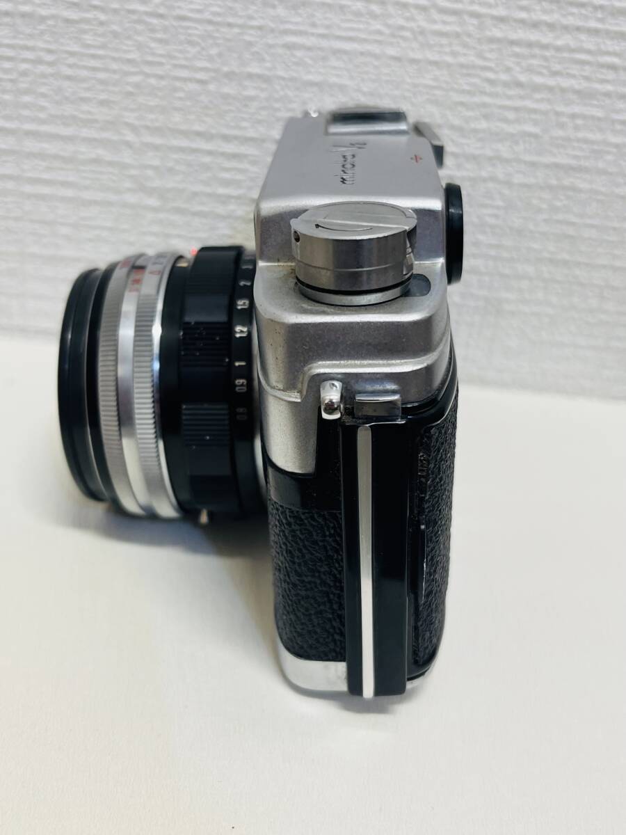 ★minolta/ミノルタ フィルムカメラ V2 ROKKOR-PF 1:2 F=45mm レンズ _画像5