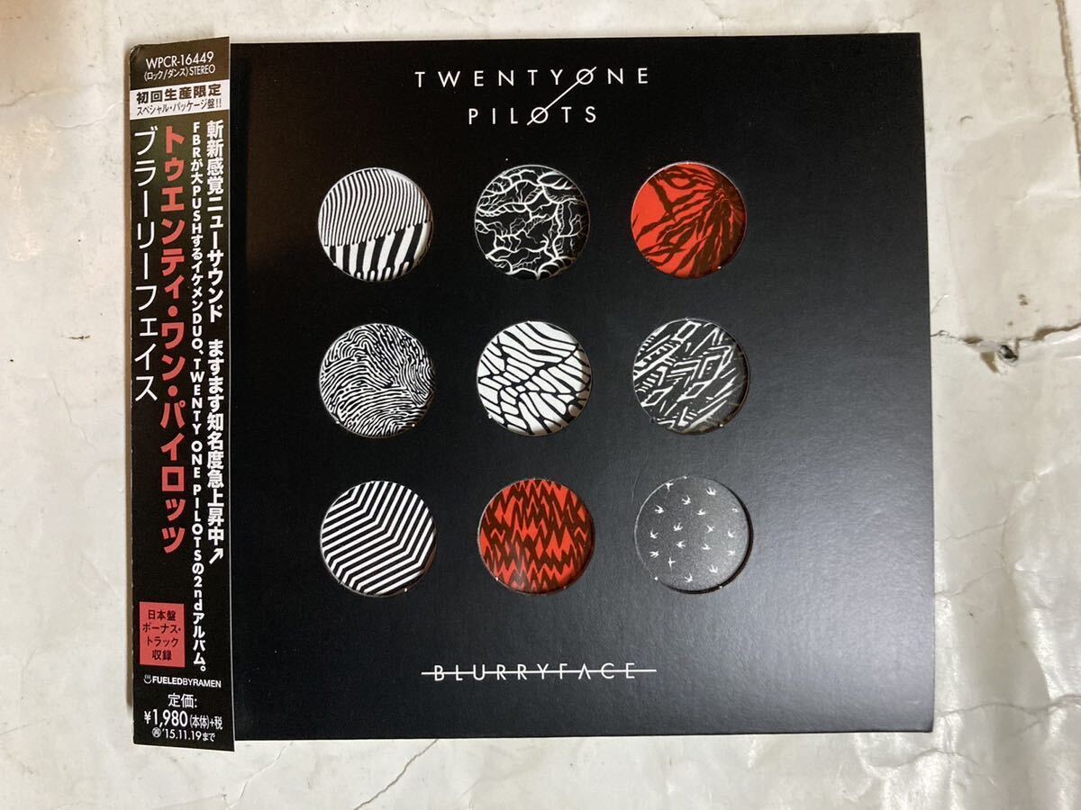 CD 初回生産限定盤 帯付 Twenty One Pilots Blurryface トゥエンティ・ワン・パイロッツ ブラーリーフェイス WPCR-16449_画像2