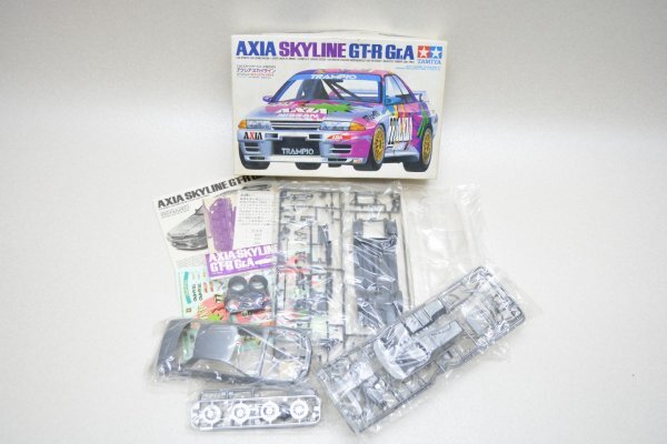 【当時物／新品未組立】タミヤ 1/24　スポーツカーシリーズ　No.109 　ニッサン・アクシア　AXIA　スカイラインGT-R　Gr.A　00039E_画像6