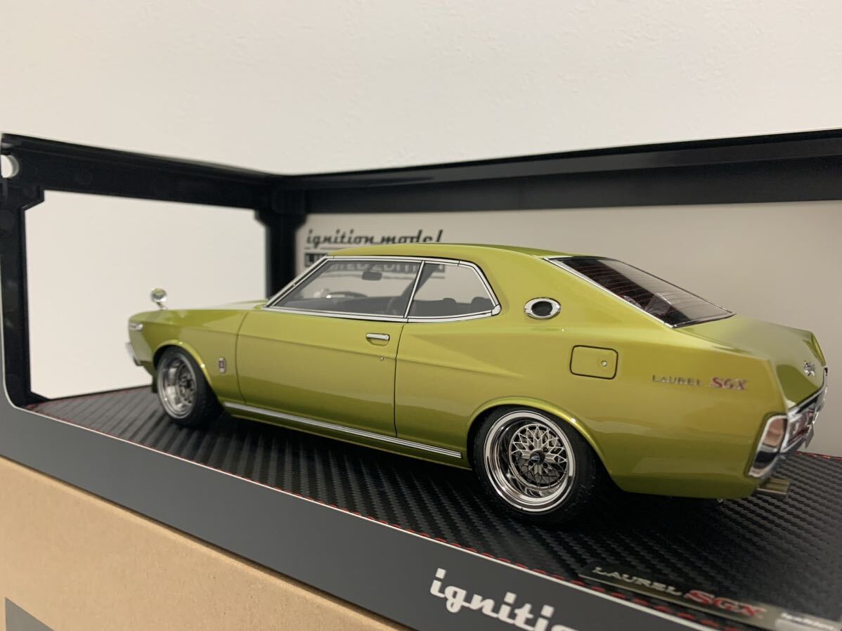 イグニッションモデル WEB限定 1/18 ニッサン ローレル Nissan Laurel 2000SGX (C130) Green IG3011 グロースター ignition modelの画像2