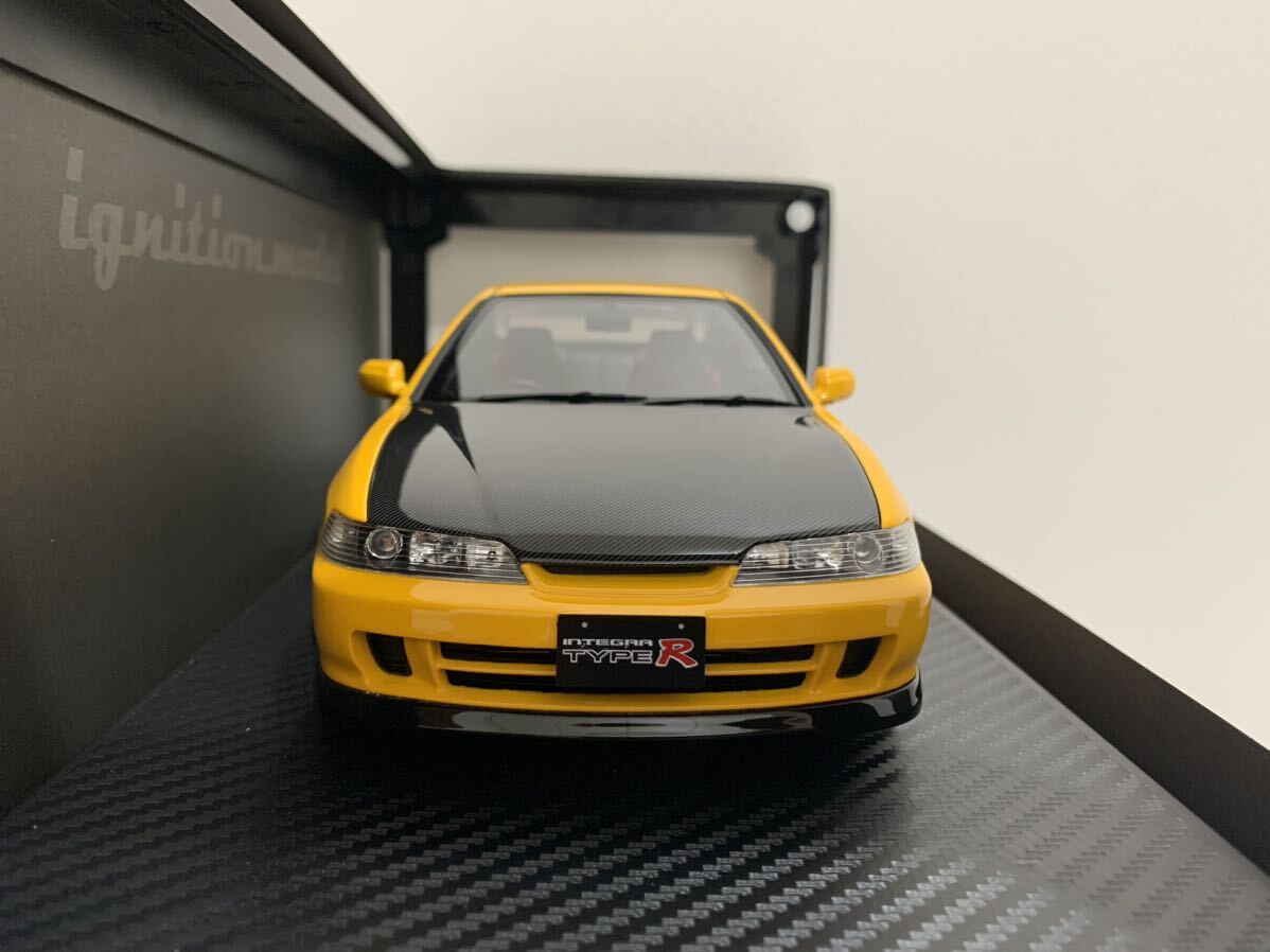 イグニッションモデル 1/18 ホンダ インテグラ Honda INTEGRA (DC2) TYPE R Yellow IG3059 タイプR ignition modelの画像1