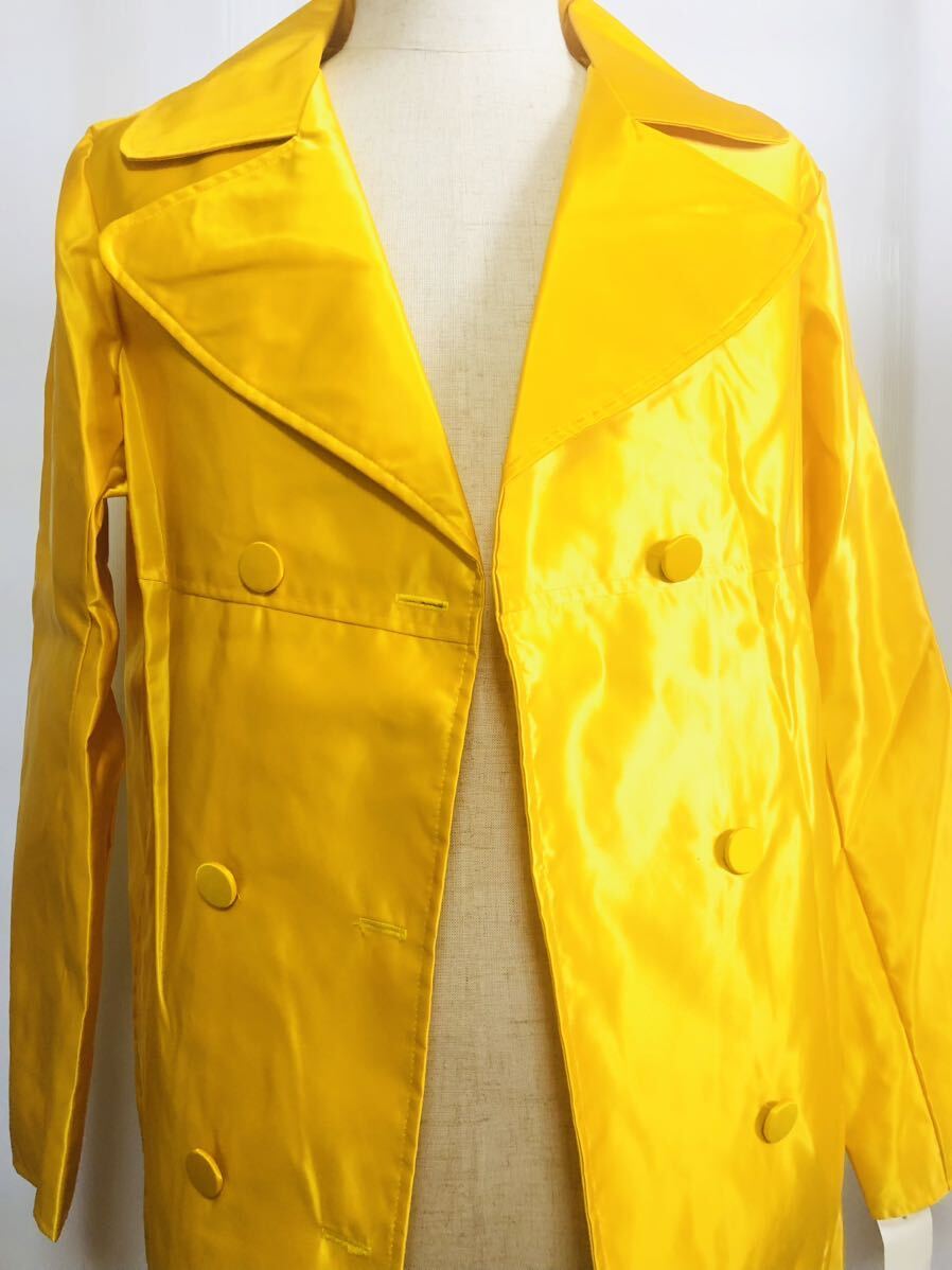 ◎90s Lサイズ【VENUS IN FURS】デッドストックコート yellow ビーナスインファズ / MADE IN USA ロザンゼルス製 ジャケットの画像5