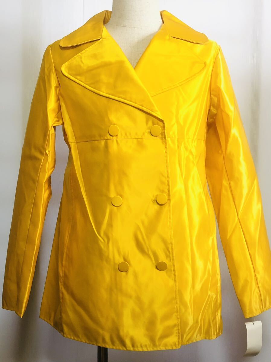 ◎90s Lサイズ【VENUS IN FURS】デッドストックコート yellow ビーナスインファズ / MADE IN USA ロザンゼルス製 ジャケットの画像1