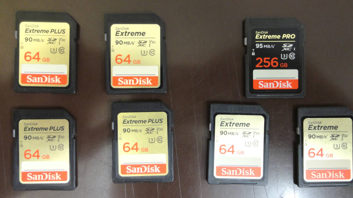 「SDXCカード７枚・フォーマットＯＫ・256GB×１枚・64GB×６枚」_画像9