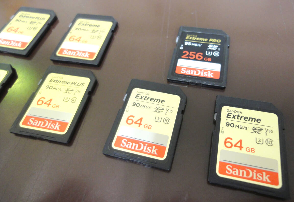 「SDXCカード７枚・フォーマットＯＫ・256GB×１枚・64GB×６枚」_画像4