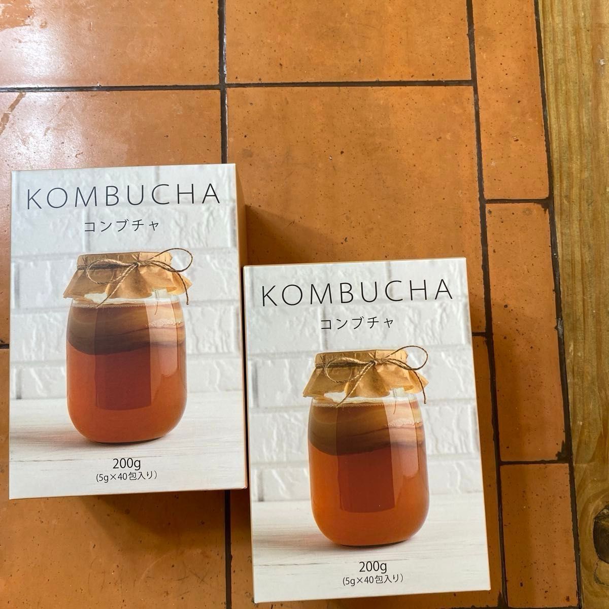 【限定値下げ】コンブチャ　KOMBUCHA 城咲仁★発酵紅茶　40包入り2箱 腸活　ダイエット　必須アミノ酸　コンブチャクレンズ