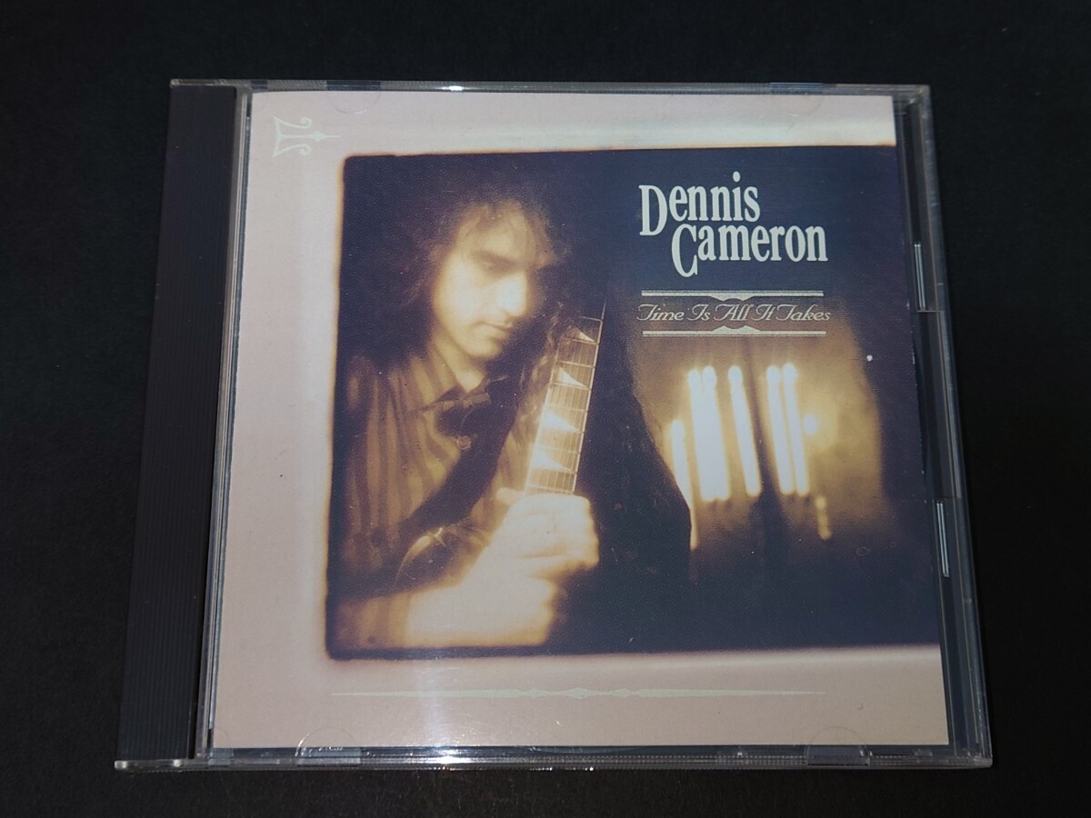 【国内盤 廃盤 帯付】デニス・キャメロン/DENNIS CAMERON◆タイム・イズ・オール・イット・テイクス◆カナダ出身ANGELICAのGtのソロ作_画像4