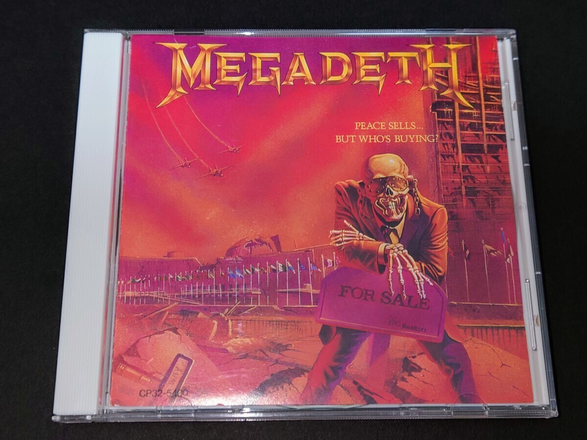 【国内盤 旧規格 帯カット有】メガデス/MEGADETH◆Peace Sells... But Who's Buying?◆'86年作品/2nd_画像5