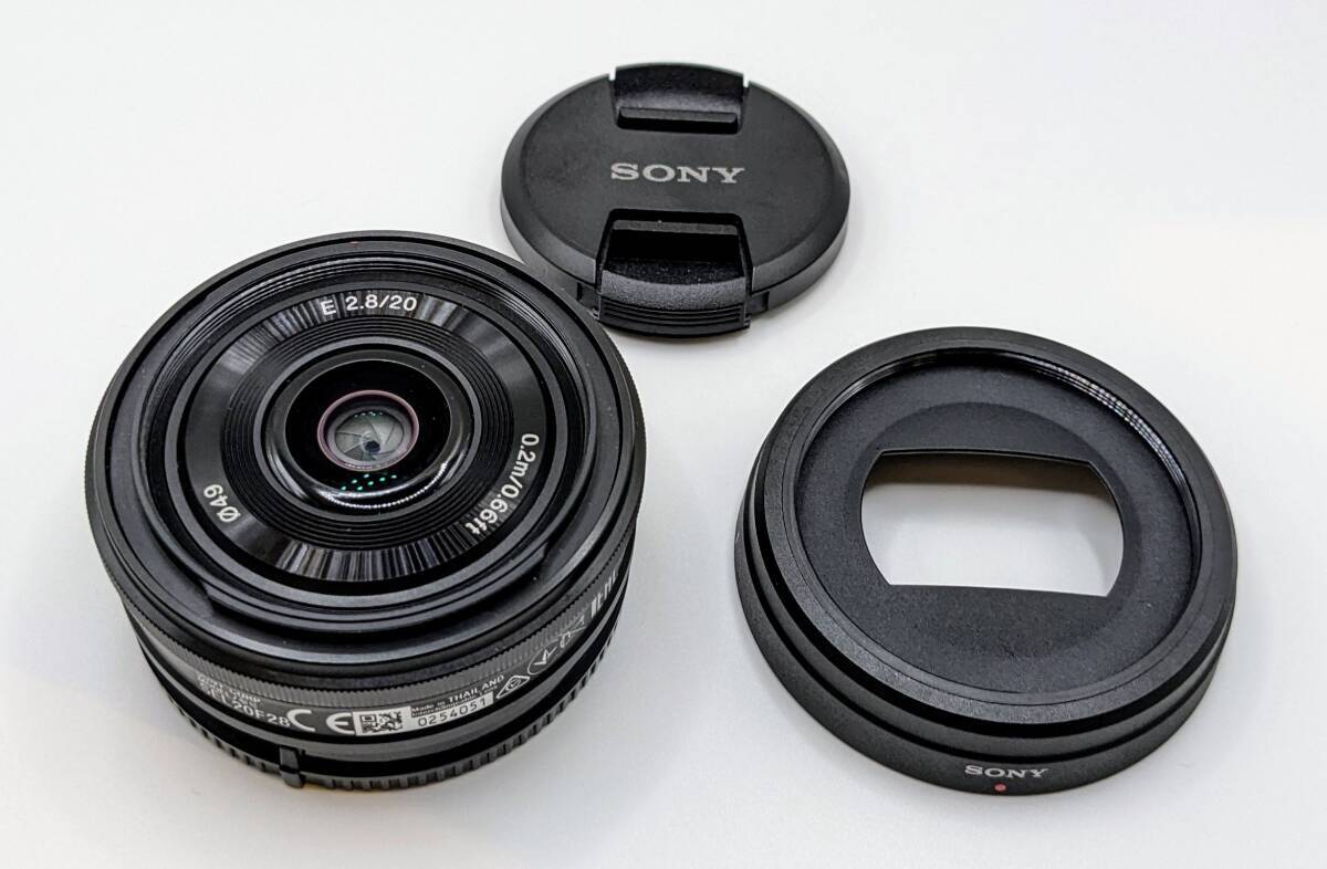 [中古] SONY E 20mm F2.8 SEL20F28 Eマウント APSC_画像2