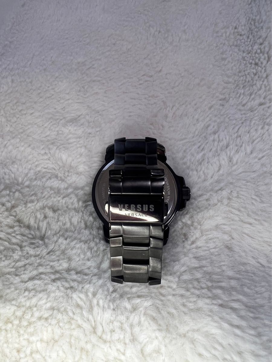 Versace ヴェルサーチ 腕時計 ガンメタル 美品