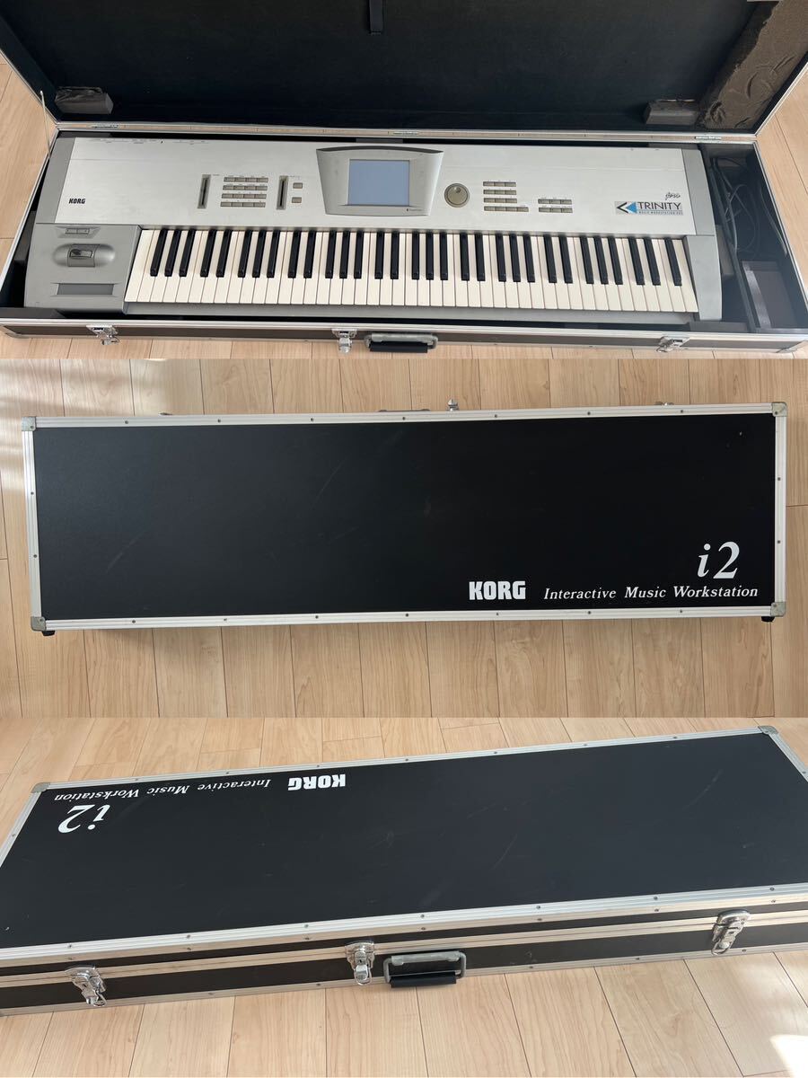 KORG シンセサイザー TRINITY PRO ケース 付き コルグ キーボード ジャンク品の画像10