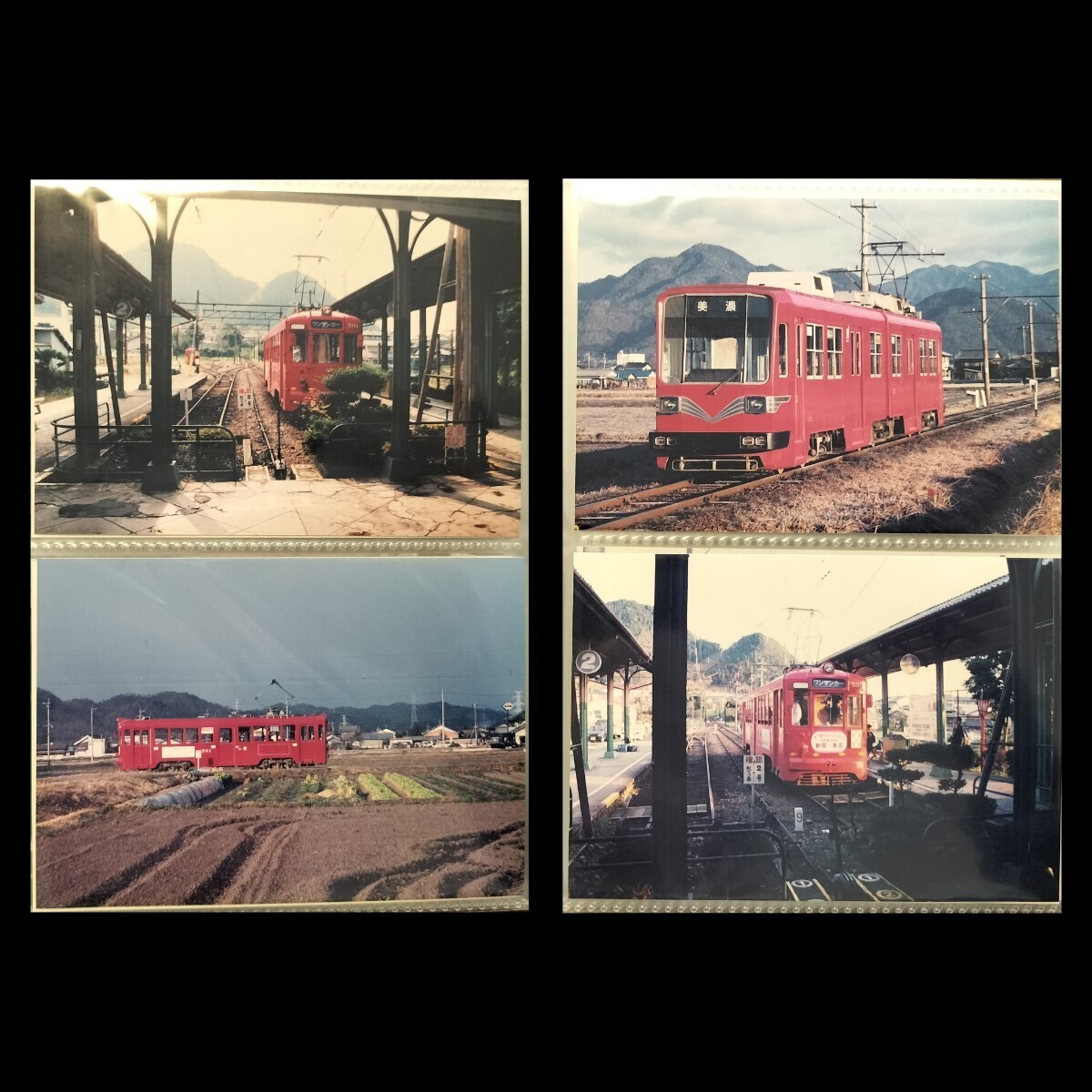  old railroad photograph railroad photograph Nagoya railroad name iron one man car in car driving pcs Mino .. iron mo590 shape mo600 shape mo880 shape all 80 sheets that time thing i