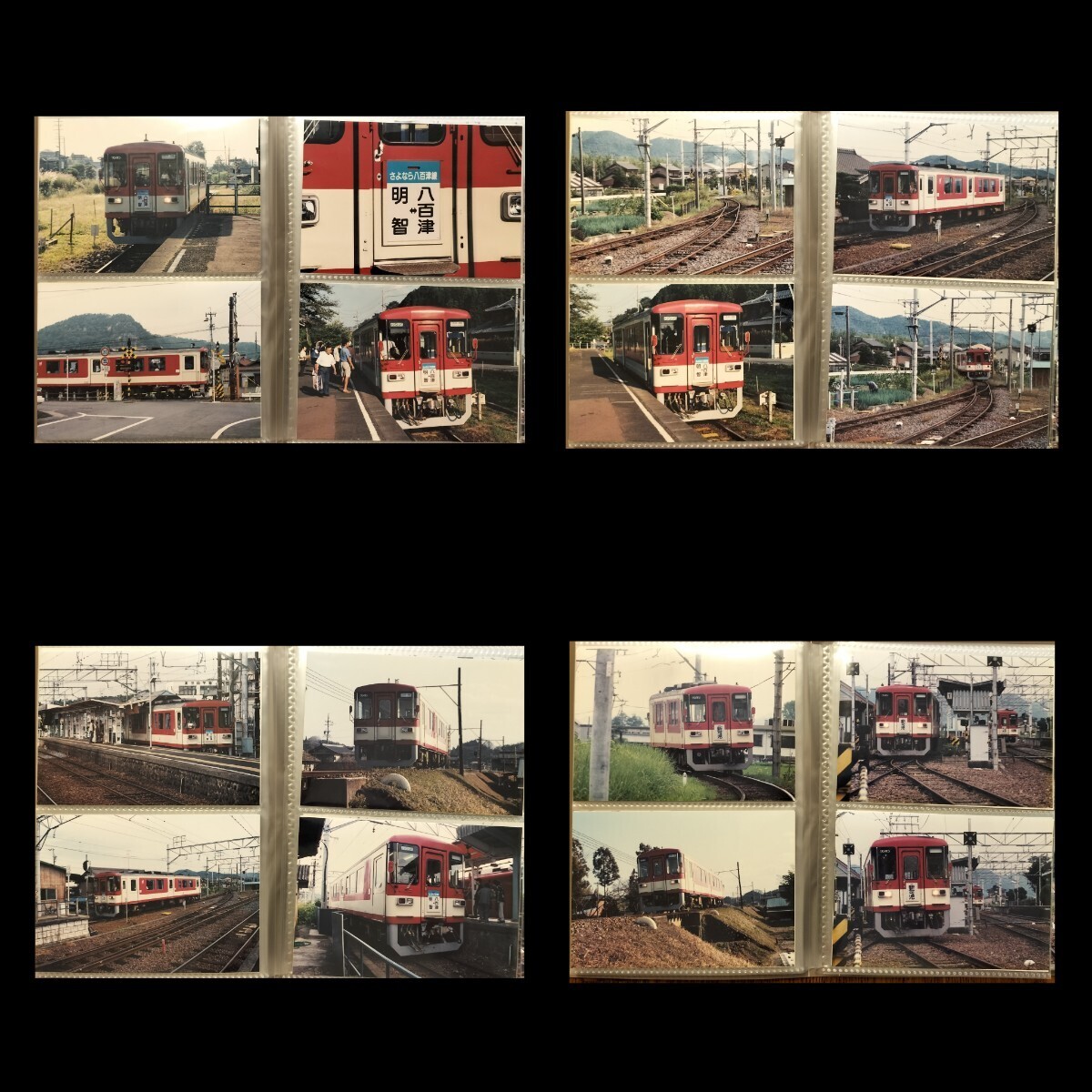  old railroad photograph railroad photograph Nagoya railroad name iron ki is 30 shape one man car .. if . 100 Tsu line diesel car .. iron all 80 sheets that time thing G