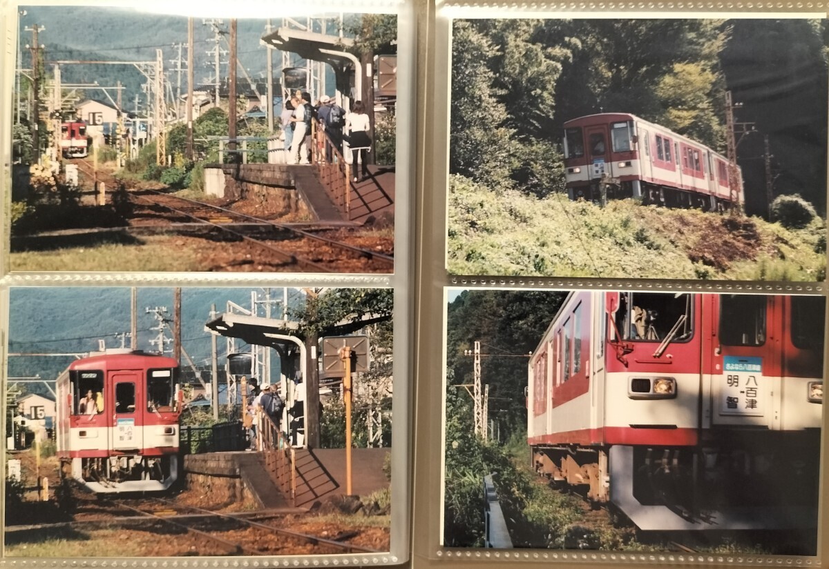  old railroad photograph railroad photograph Nagoya railroad name iron ki is 30 shape one man car .. if . 100 Tsu line diesel car .. iron all 80 sheets that time thing G