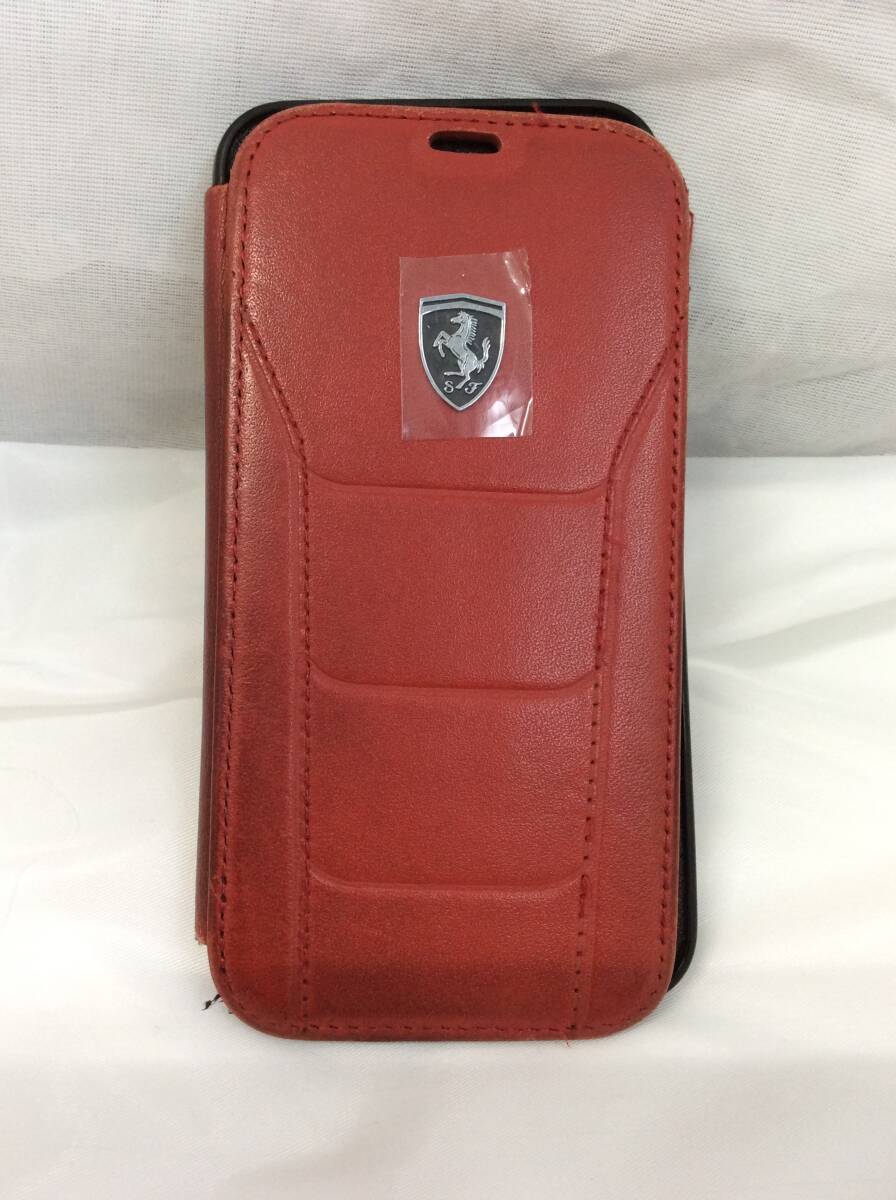  postage included postage 185 jpy ( prepayment ). possible official license commodity Ferrari FERRARI iPhone X RED red original leather notebook type case BOOK type iPhone case 
