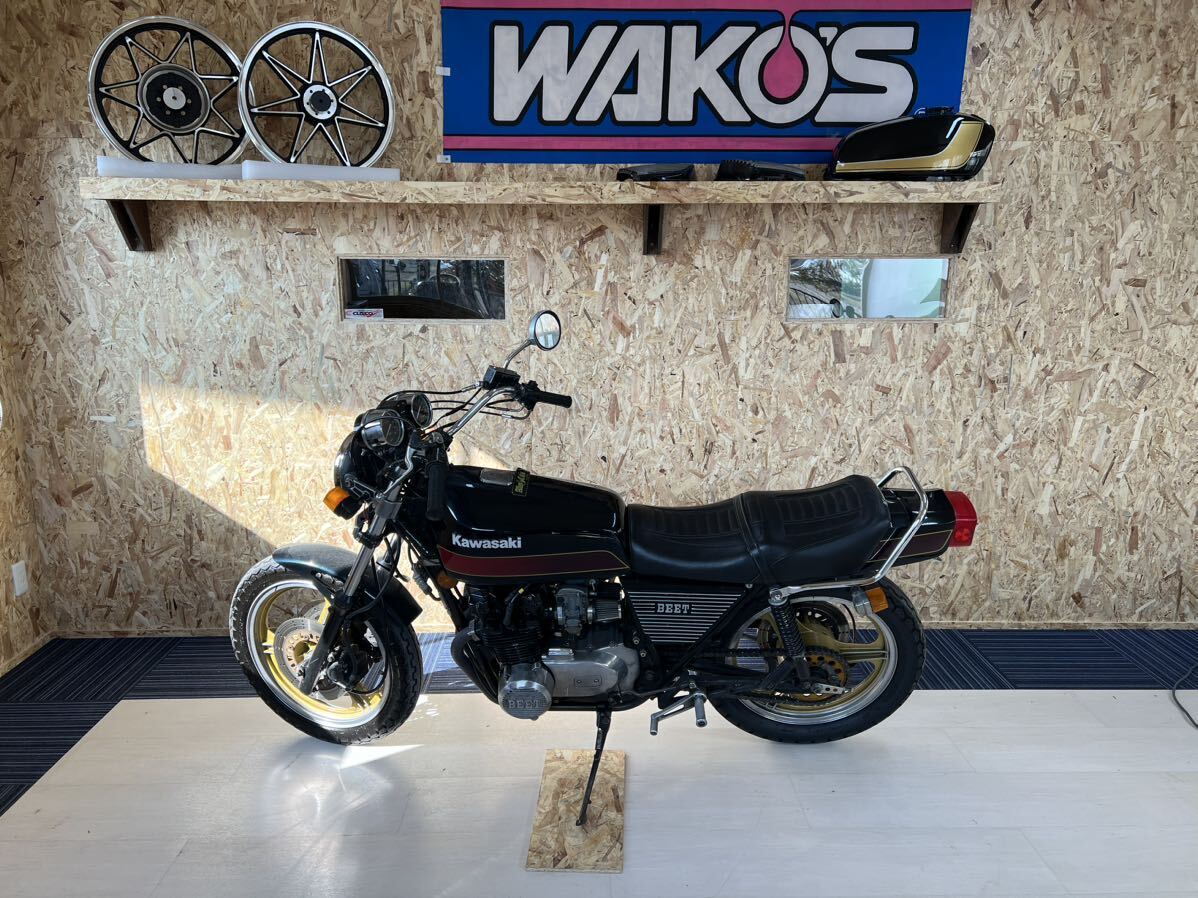 ☆ 国内物 Z400FX KZ400E 昭和55年 類型枠内！ 純正ワンキー 機関良好 エンジン絶好調 整備済み！ 当時物 マーシャル900 KONI 1348 BEET ☆の画像2