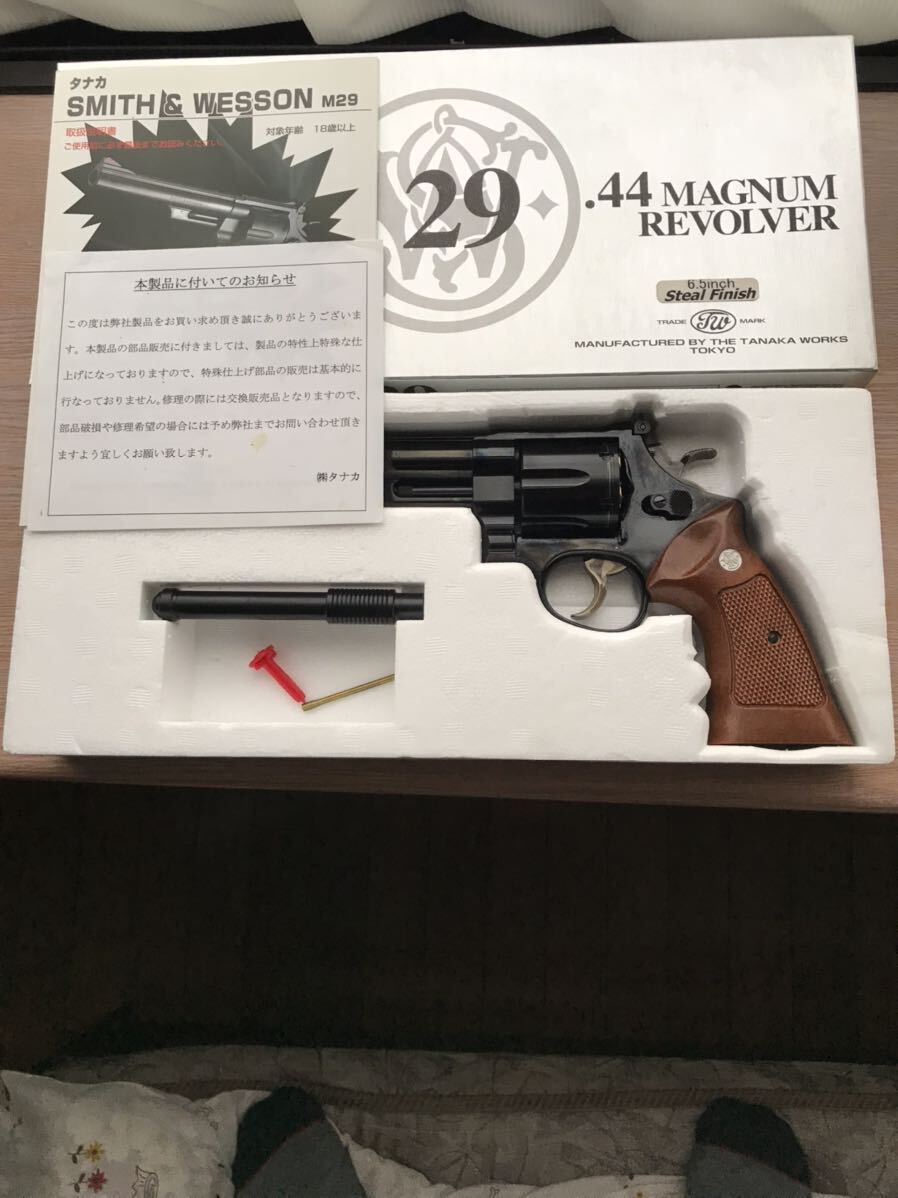 超絶版　タナカ　S&W M29 6 1/2 スチールジュピターフィニッシュ　ガスガン44マグナム　ダーティハリー　ハリーキャラハン_画像10