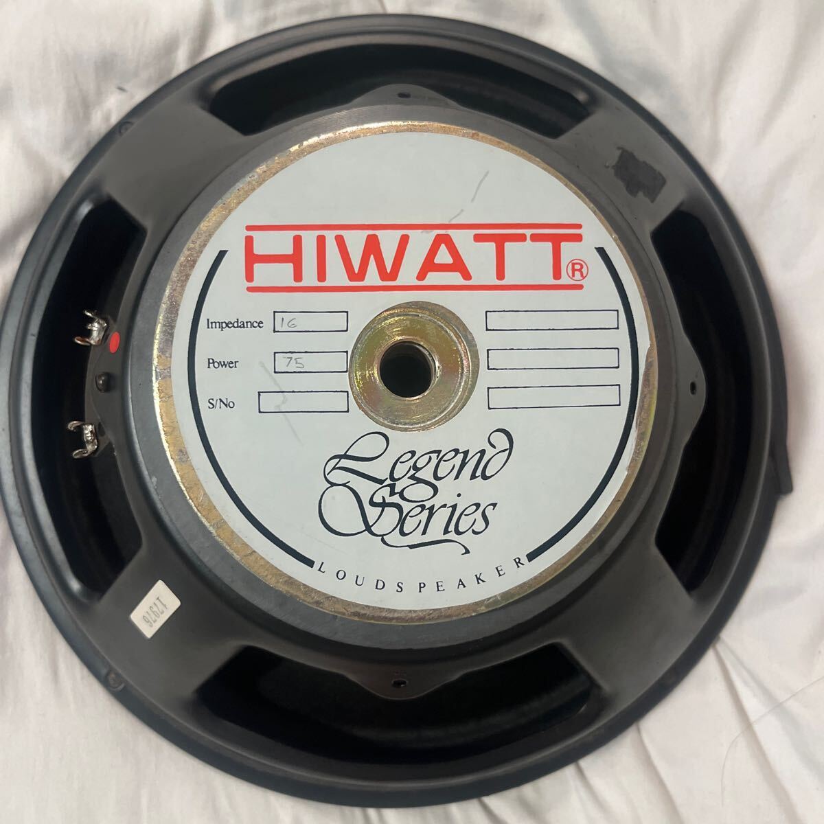 Hiwatt Legend Series Speakers ギターアンプ用スピーカー 16Ω 英国製 ハイワット 12インチ 希少！の画像1