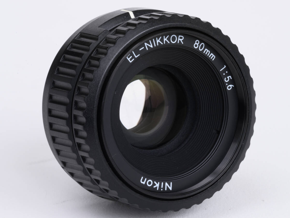 中古美品 Nikon ニコン エル・ニッコール EL-NIKKOR 80mm F5.6N（6×6・6×7cm判用）引き伸ばしレンズ 引伸レンズの画像1