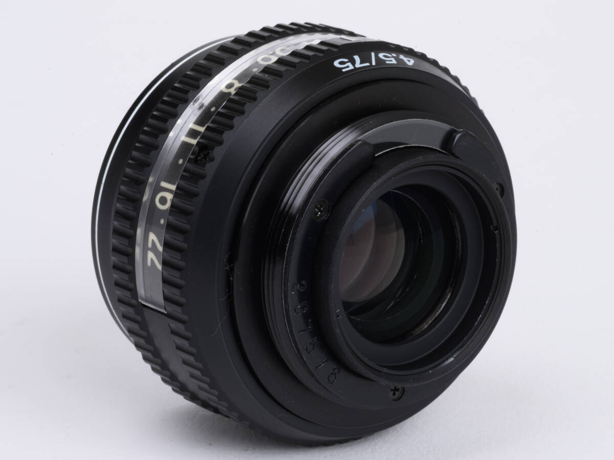 中古美品 富士フィルム Fujifilm FUJINON EX 75mm F4.5（6×6cm判用）引き伸ばしレンズ 引伸レンズ_画像3