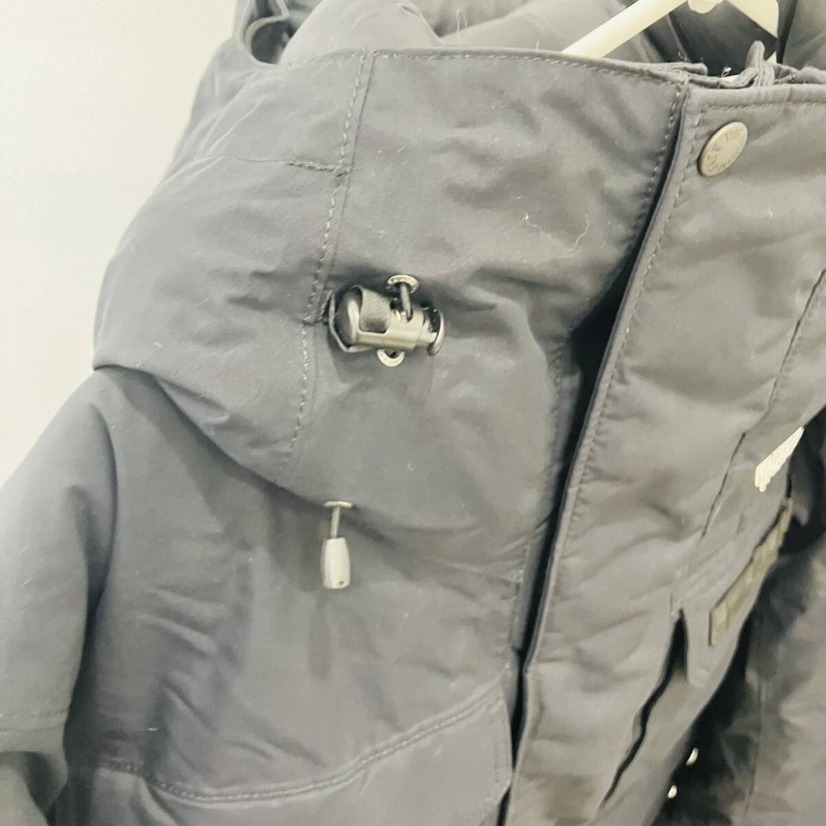 【現状販売品】NORTH FACE ノースフェイス ダウンジャケットSOUTHERNCROSS PARK ND91820 ニュートープ Mサイズ ファー無しの画像9