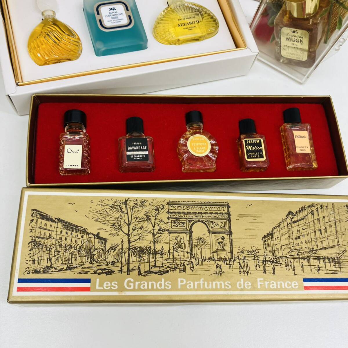 【未使用保管品】香水 フレグランス Les Grands Parfums de France セット クリエーション ロイヤル アザロ9 大量 おまとめセット_画像3